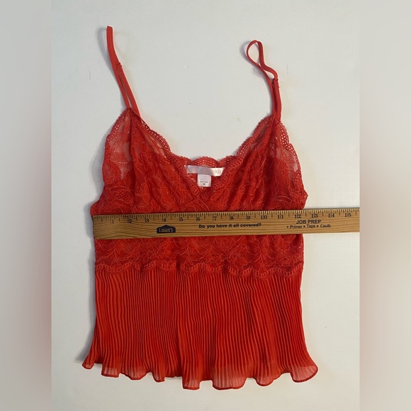 Victoria's Secret lace Cami sexy babydoll pleated hem, Size medium - Picture 4 of 11